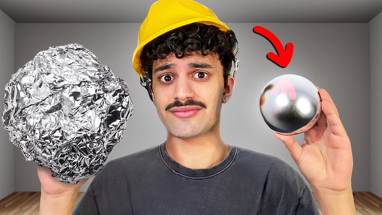 Φτιάχνω Γυαλιστερή Μπάλα από Αλουμινόχαρτο