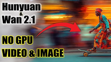 Easy ComfyUI Wan 2.1 and Hunyuan without GPU | AI Videos and Images