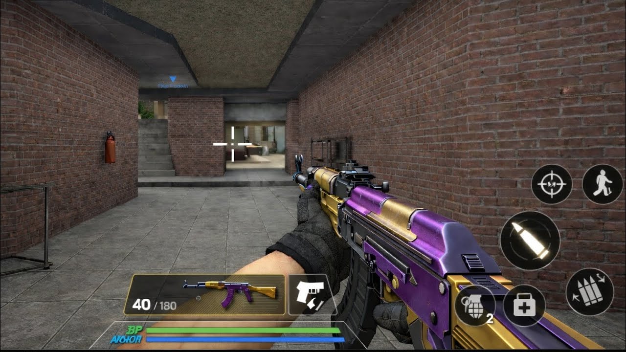 Intense FPS Gameplay with AK-47 | Epic Close-Range Battle 🔥 #16