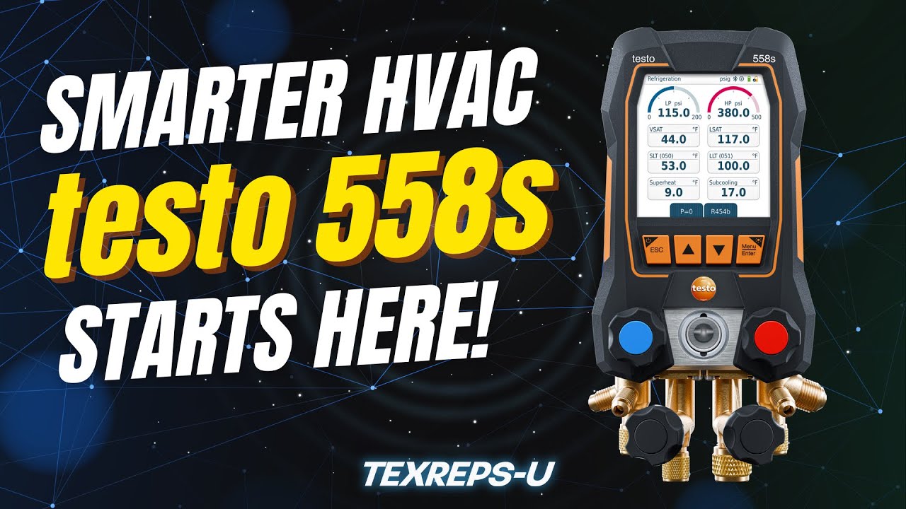 Testo 558s Digital Manifold – Smarter HVAC Diagnostics Starts Here