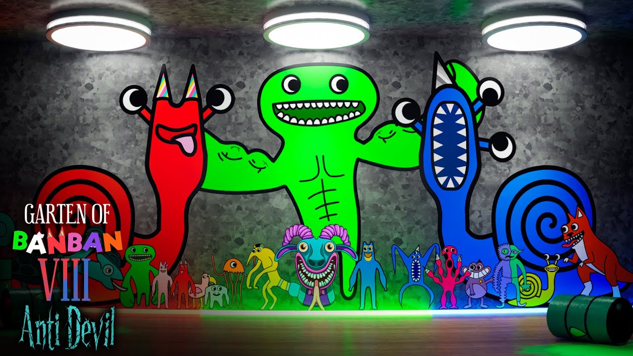 Garten of Banban 8: Anti Devil - ALL NEW BOSSES + ITALIAN BRAINROT