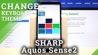 How to Change Keyboard Theme in SHARP Aquos Sense2 – Keyboard Theme screenshot 4