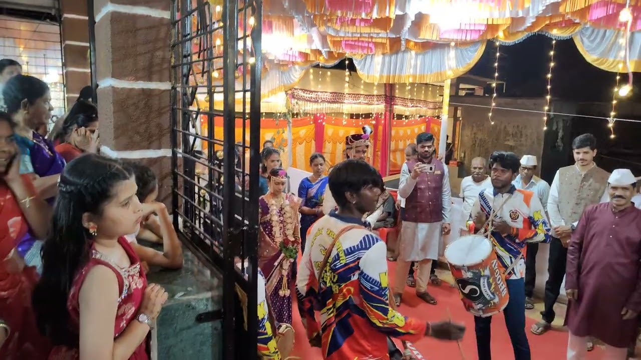 कोकणातील नवरीचे स्वागत लेझीम खेळ #welcome 