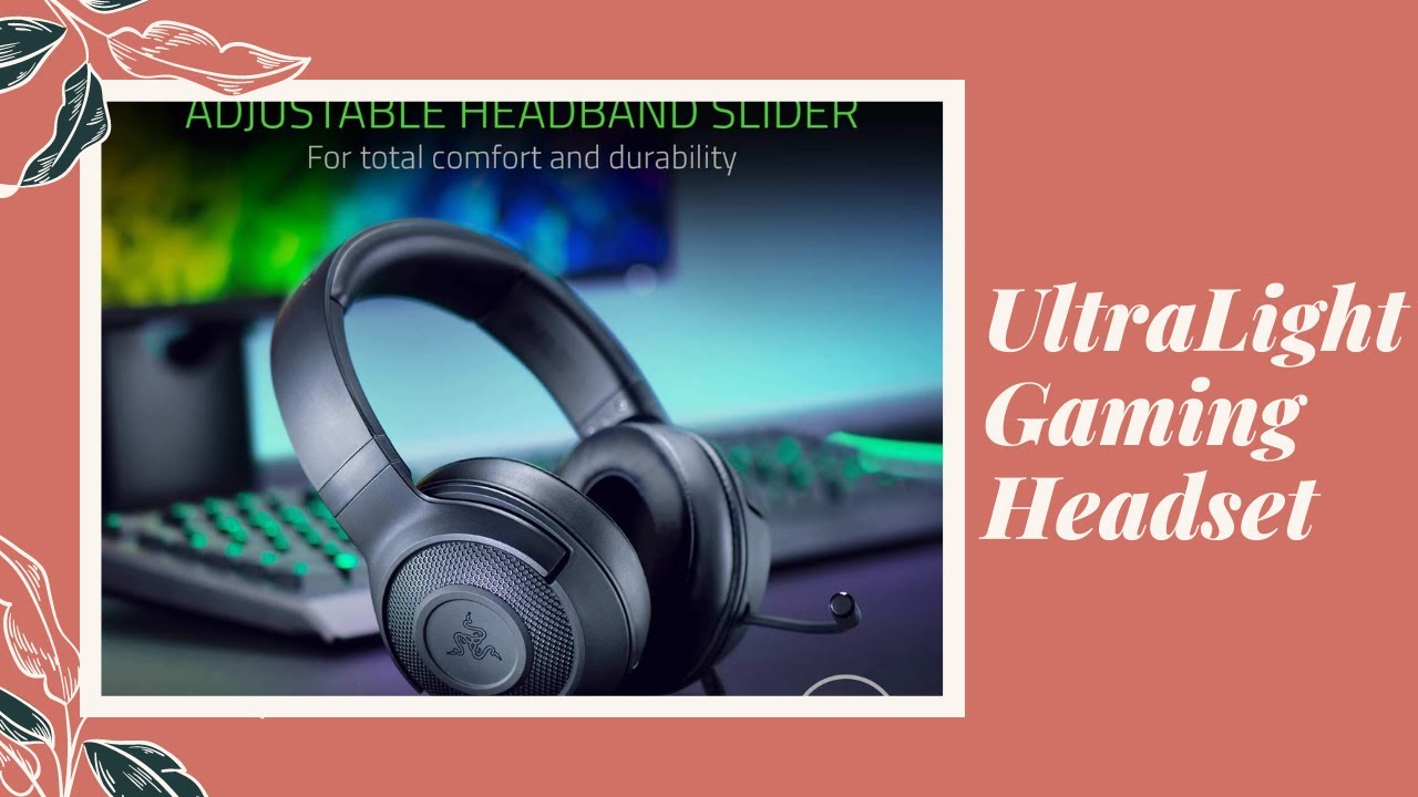 Razer Kraken X Review | Lightweight Aluminum Frame | Bendable Cardioid Microphone | Khuzaima Store