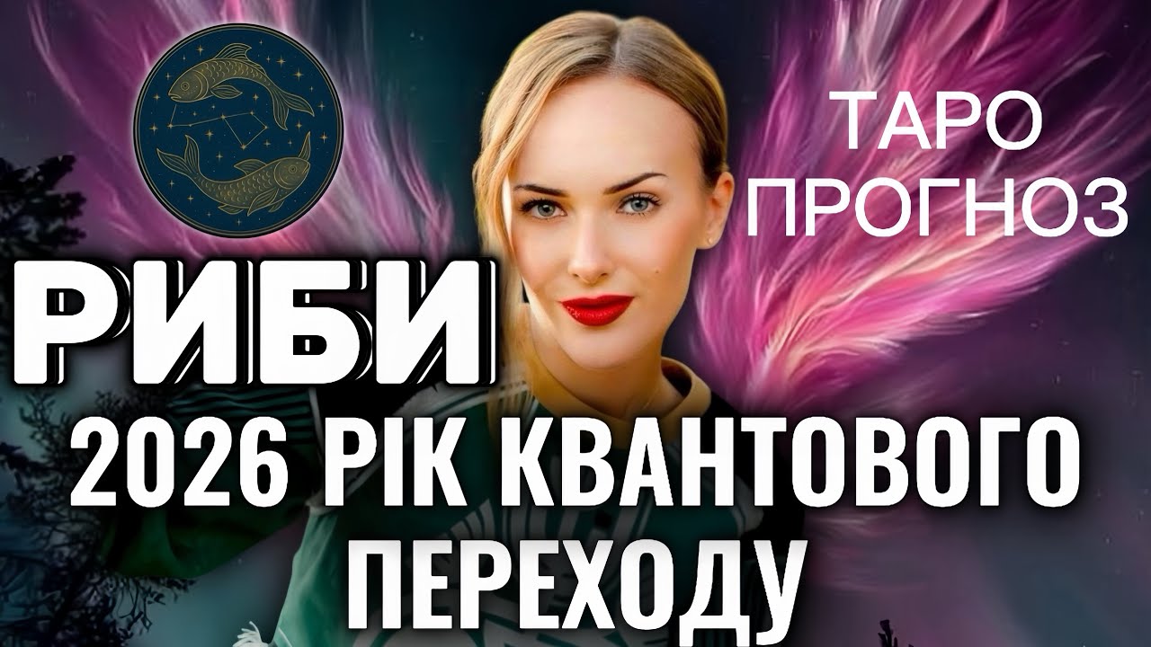 РИБИ - ГОРОСКОП ТАРО НА 2026 РІК від ТАРОЛОГ ТЕТЯНА ВАСИЛІВНА