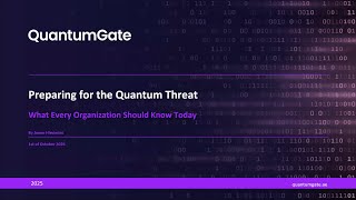 The Quantum Countdown Webinar | Preparing for the Next Cryptographic ShiftWebinar Countdown