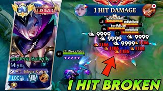 This Miya Build Is Illegal Insane True Damage  Insant Delete 