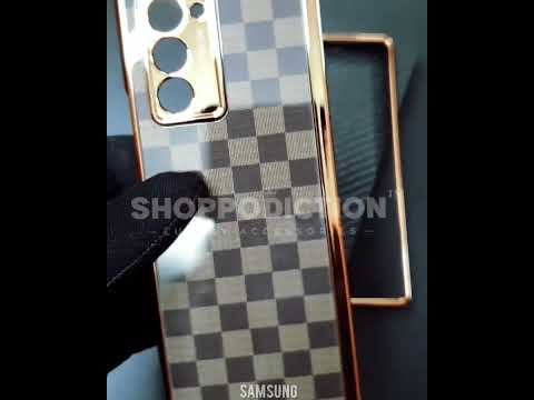 LV Checks Luxury Case Samsung - Z Fold 2 