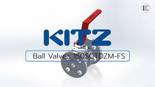 KITZ Carbon steel ball valves 150SCTDZM-FS