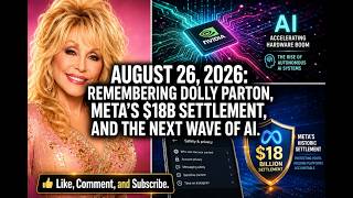 August 26, 2026: Remembering Dolly Parton, Meta's $18B Settlement, and the Next Wave of AI