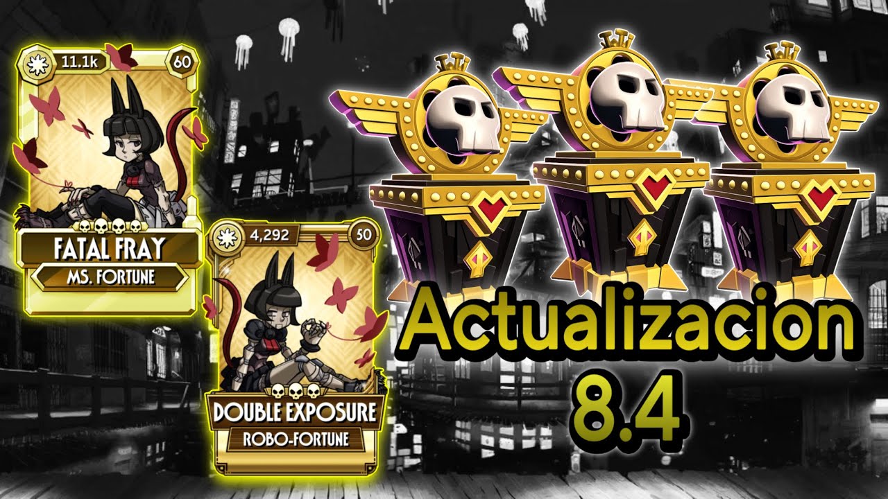 Notas de la actualizacion 8.4 nueva reliquia,cambios de balance y más 😱- skullgirls mobile