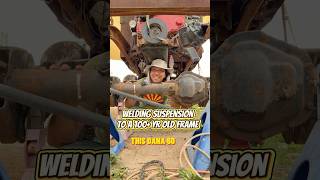 Welding Modern Suspension to a 100+ Year Old Truck Frame