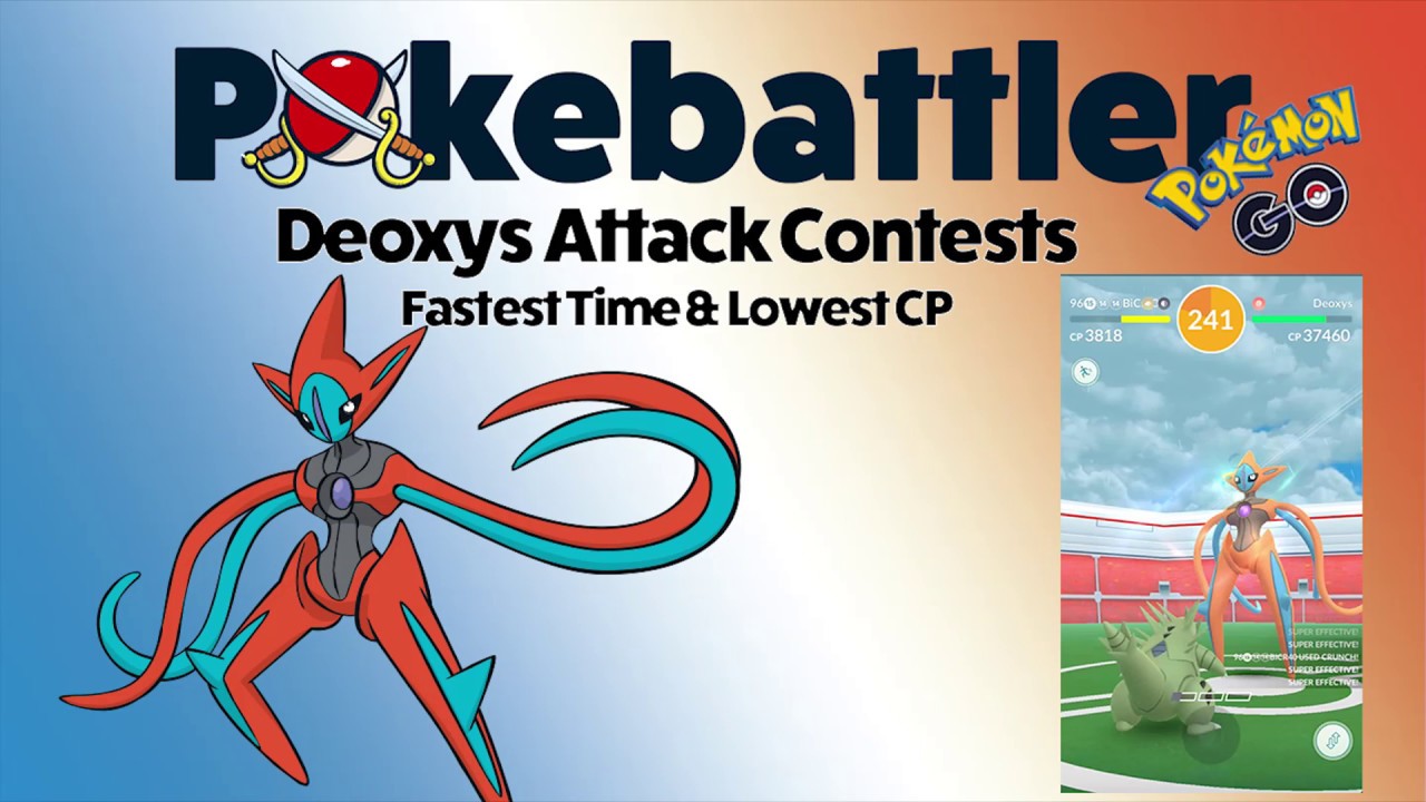 Deoxys Attack Counters - Pokemon GO Pokebattler