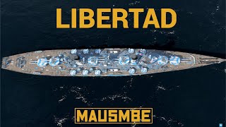 картинка: LIBERTAD + ГОЛИАФ С КАЖДОГО БОРТА 😉  ЛИНКОР ПАН АМЕРИКА ● РАНГИ | WORLD OF WARSHIPS #worldofwarships