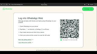 Facing Issue in WhatsApp Web - Try Incognito or Private Mode screenshot 5