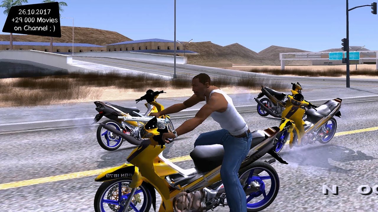 Yamaha 125ZR Kuning Diraja  Grand Theft Auto V VI 