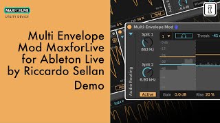 Multi-Envelope Mod by Riccardo Sellan | MaxforLive Multi-Band Envelope Modulator