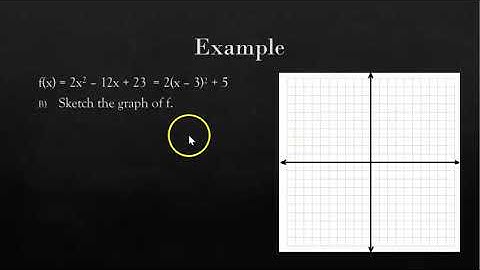 3-1 Quadratic Functions and Models