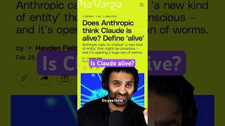 Is Claude alive? #Vergecast