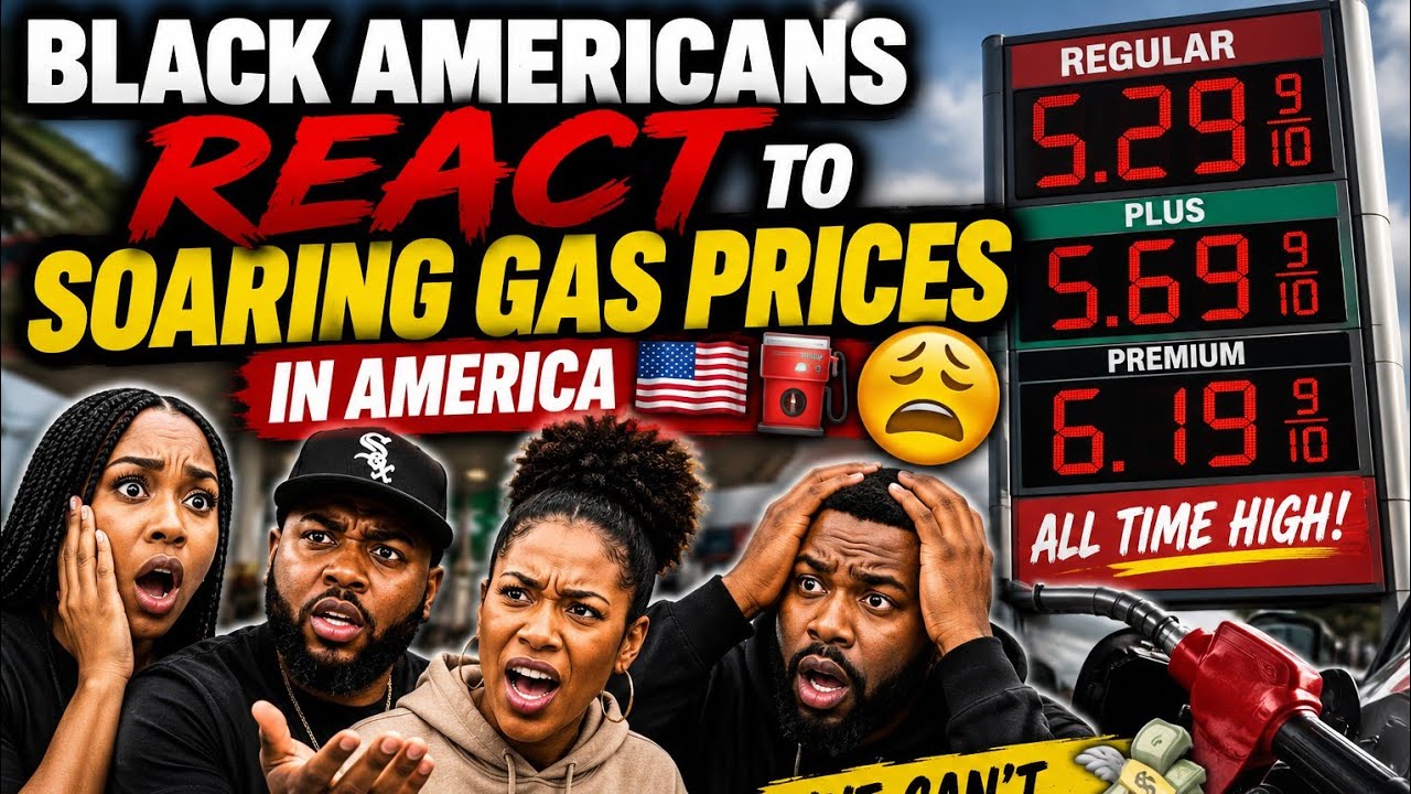 Black Americans React to Soaring Gas Prices in America 🇺🇸⛽😩 - YouTube