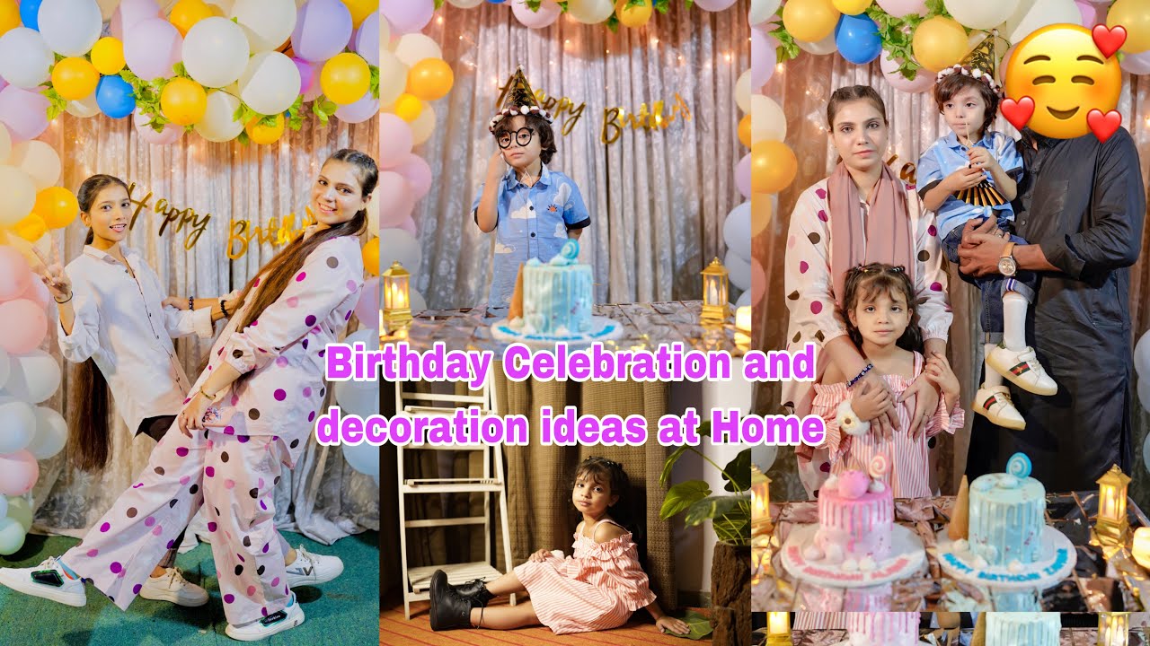 Birthday decorations Ideas at Home Birthday Party At Home How to