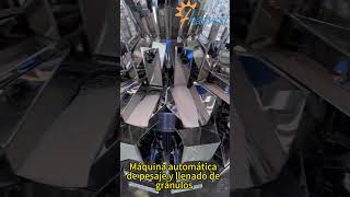 Máquina automática de pesaje y llenado de gránulos