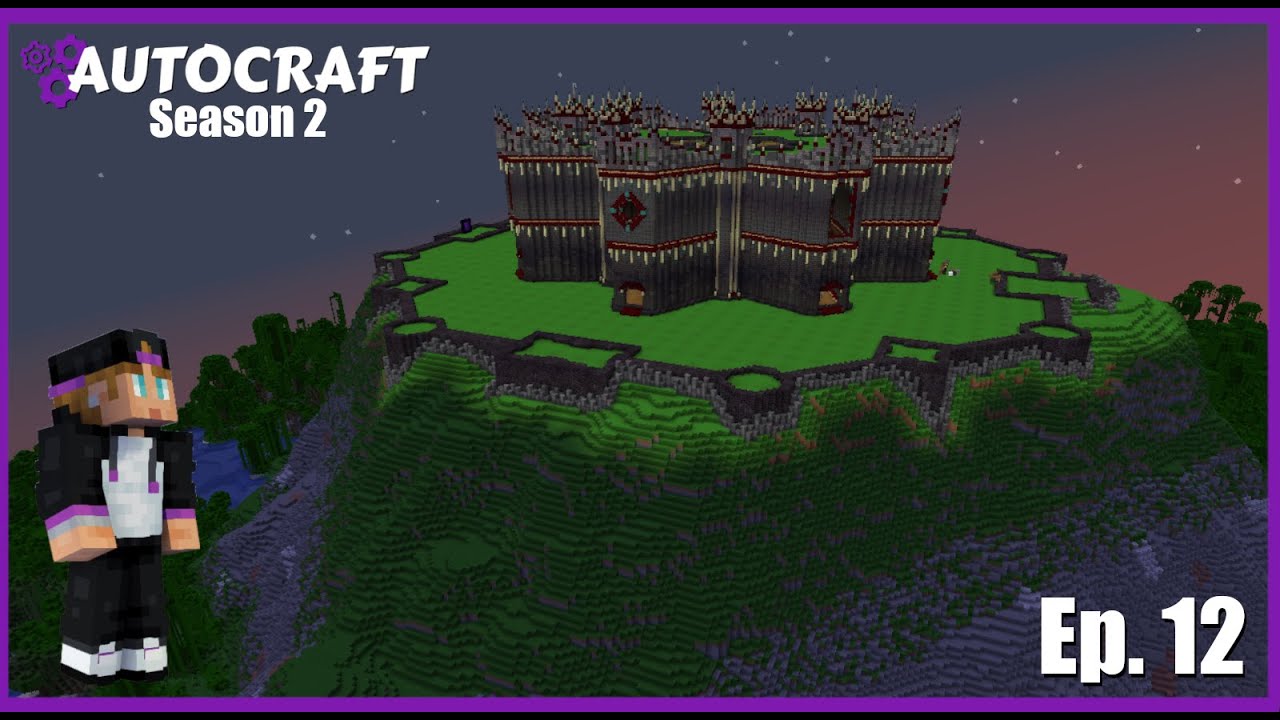 START OF THE CASTLE | HAPPY HALLOWEEN! AutoCraft Season 2 EP 12!