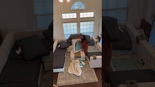 Having a light colored couch with young kids is dangerous #lovesac #cleaning #shorts #short