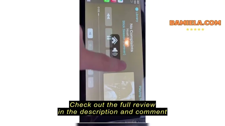 Review LAMTTO 9 Inch Wireless Car Stereo with Apple Carplay & Android Auto,Portable Touch Screen GPS