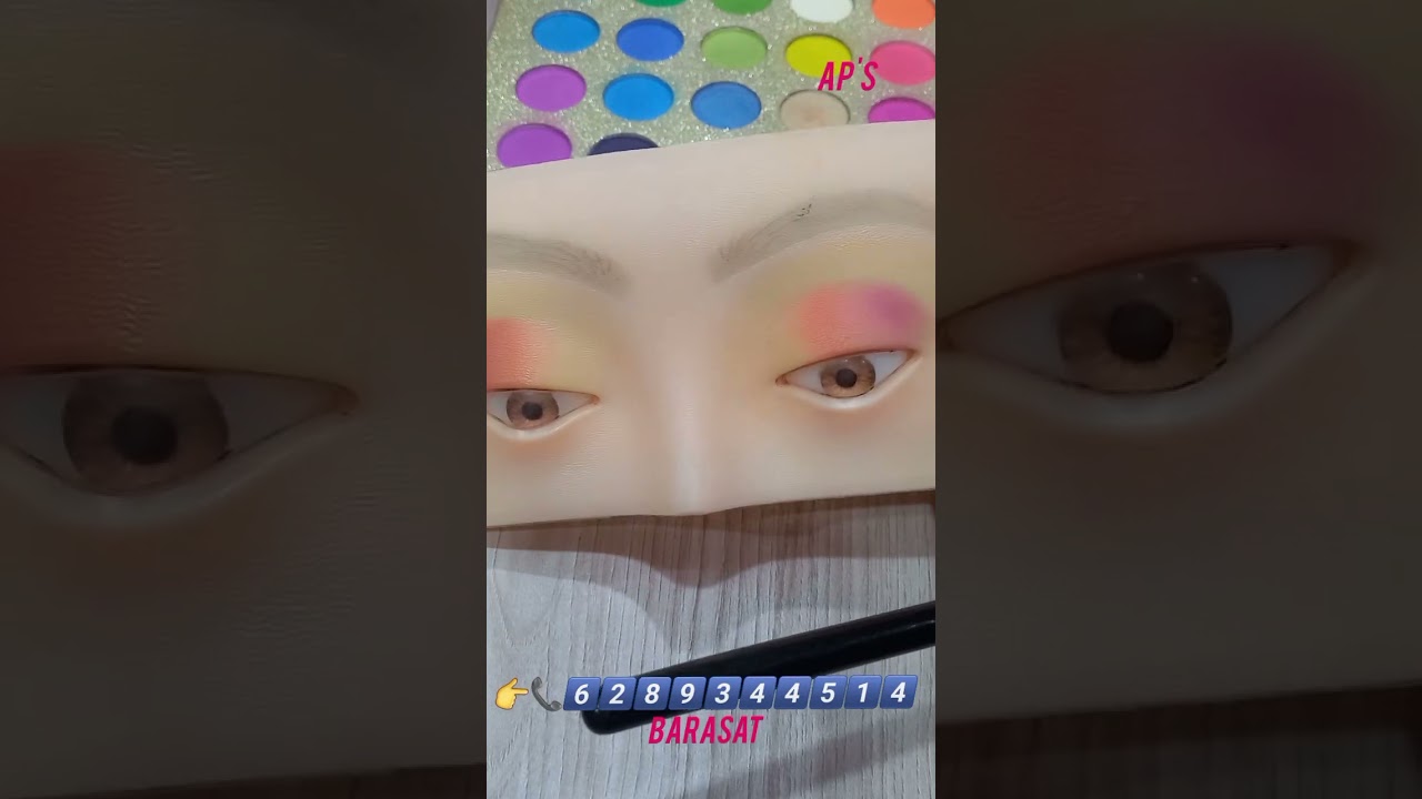 3 colour easy eyemakeup....