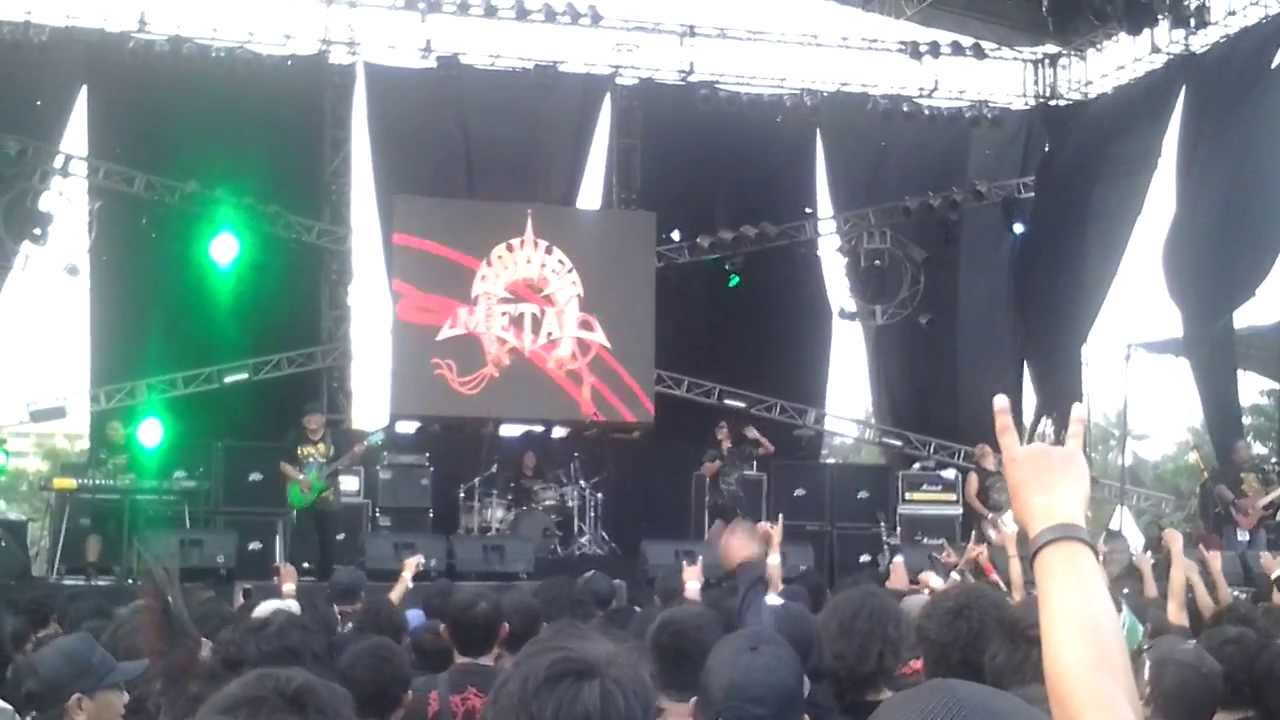 Power Metal Live at Hamersonic Jakarta International Metal Festival 2013
