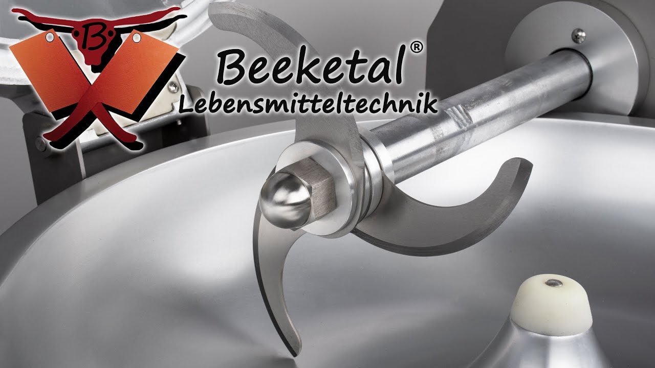 Montage der Messer Beeketal Standkutter Fleischkutter Kutter Küchenkutter Cutter BFK-30