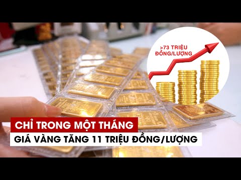 Video Giá vàng tăng 11 triệu đồng/lượng chỉ trong một tháng - youtube