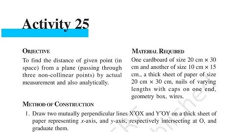 12th Class Maths Lab Manual Activity/NCERT/CBSE Board Practical.(Activity-25)Solution