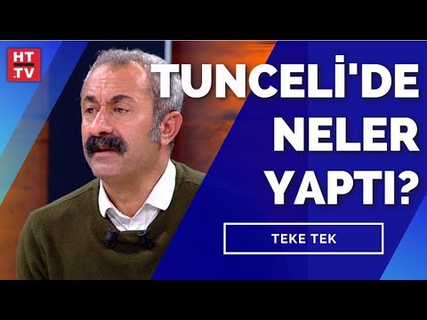 Tunceli'de neler yaptı? Fatih Mehmet Maçoğlu yanıtladı