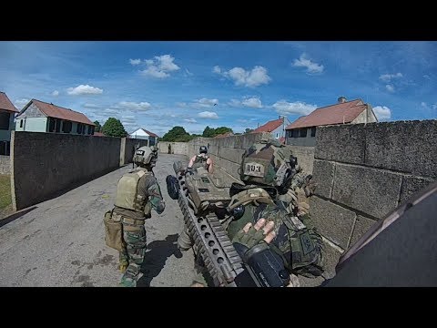 Continuous building assault & room clearance - Longmoor Urban Training Complex