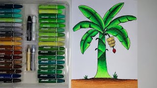 Tutorial menggambar pohon pisang