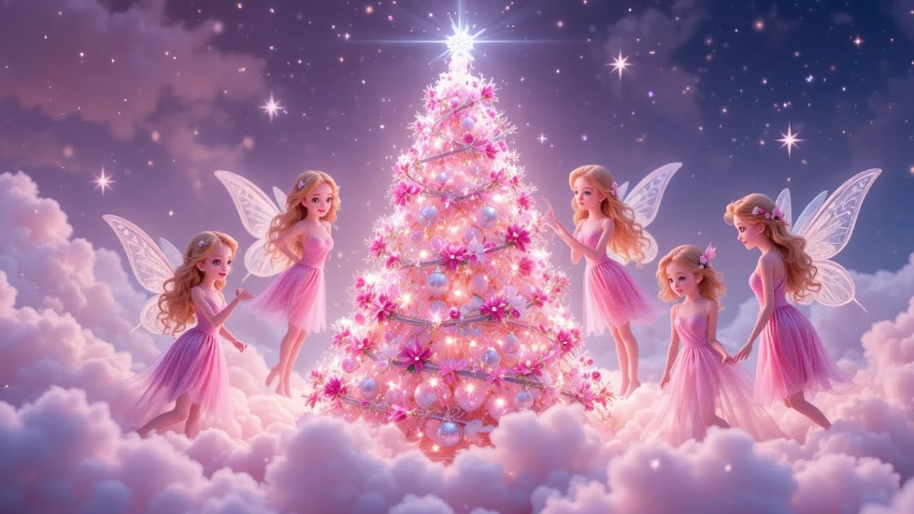 The Pink Fairy Who Painted Christmas in the Sky ✨| hindi urdu fairytales | My fairytale adventure 