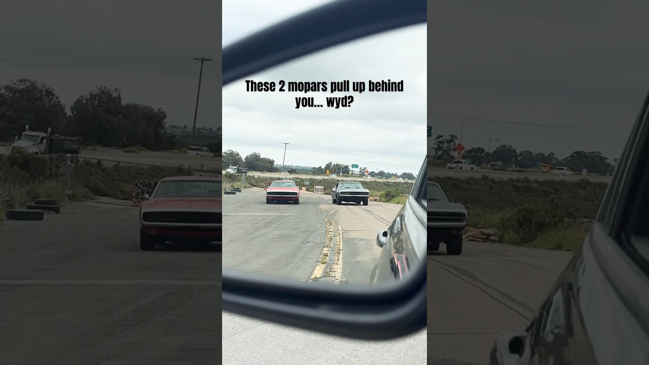 Two ’70 Chargers Pull Up Behind You… What’s Your Move?