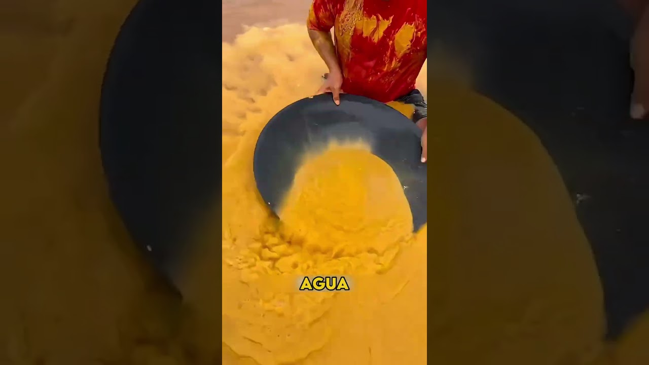 Encontró oro real pensando que era solo barro 😳💰
