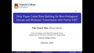 Dirty Paper Coded Rate-Splitting for Non-Orthogonal Unicast and Multicast Transmission