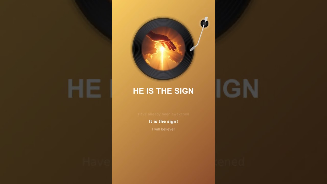 HE IS THE SIGN LIVE