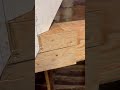Clipping the corner method for an Exposed Hip rafter tail #rooftheory #framing #carpentry #shorts