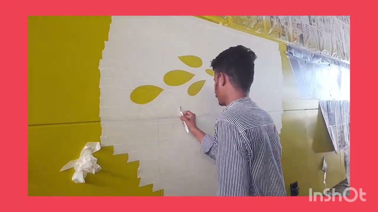 How to make design on bus , Paint by JAINAM COACH CRAFTERS