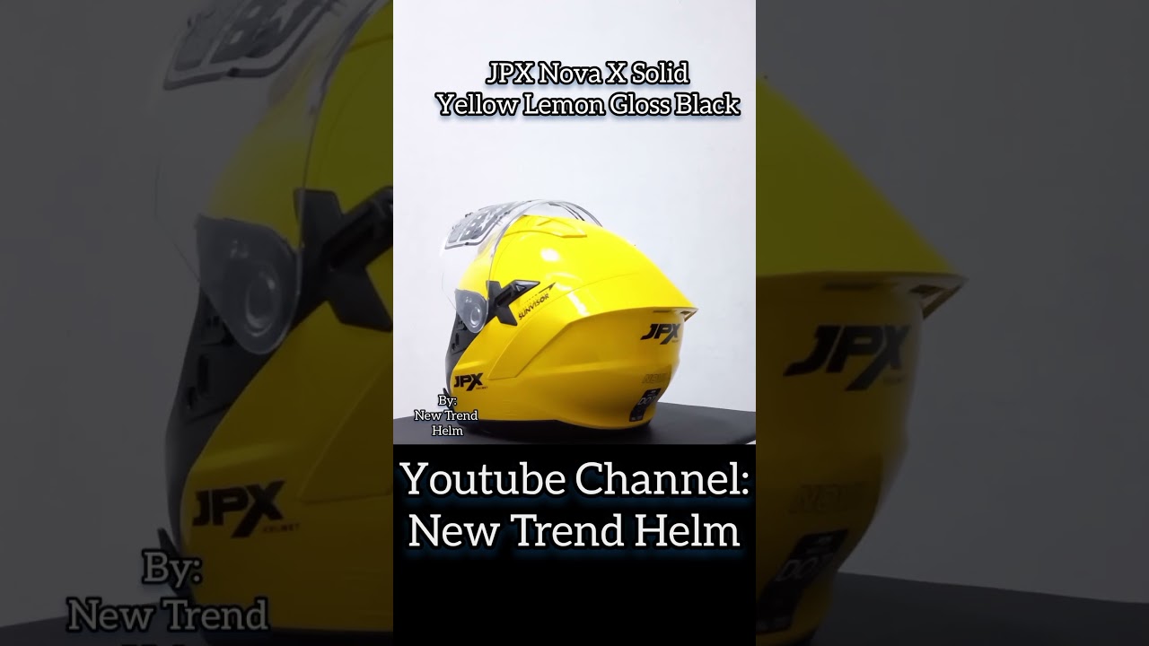 Review Helm JPX Nova X Solid Yellow Lemon Gloss Black