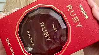 Perfume RUBY WEPINK by Virgínia Fonseca
