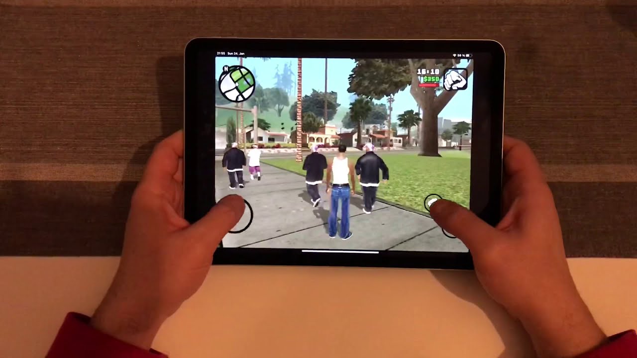 New iPad Air 4 2020 - GTA SAN ANDREAS iOS - YouTube
