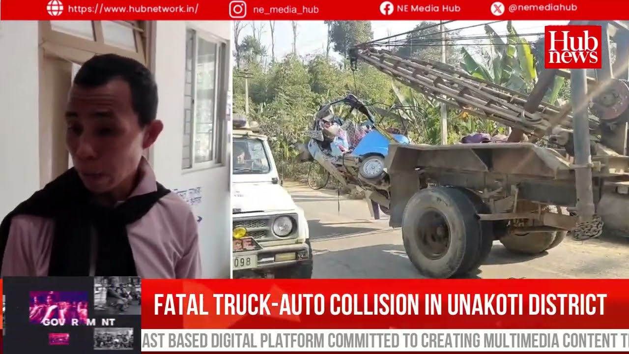 Four Killed and Two Injured in Tragic Truck-Auto Collision on Assam-Agartala National Highway