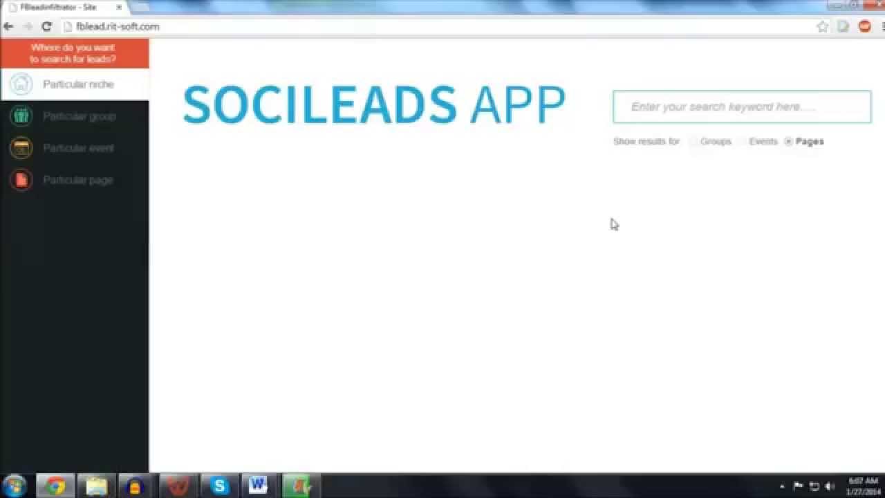 SociLeads App | Lead Infiltrator Elite Review - FB Infiltrator