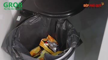 (Grob) Thùng rác tròn Grob gắn cánh - Chính Hãng